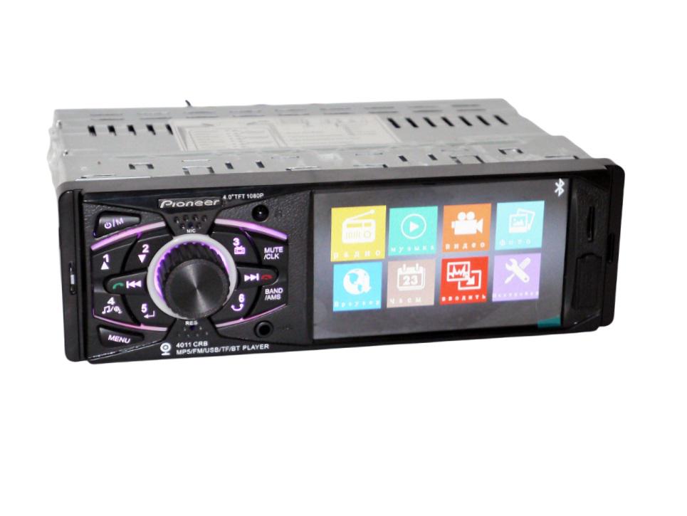 Автомагнітола Pioneer 4011BT MP5 USB/microSD/FM/AUX з Bluetooth та GPS 4x50 Вт