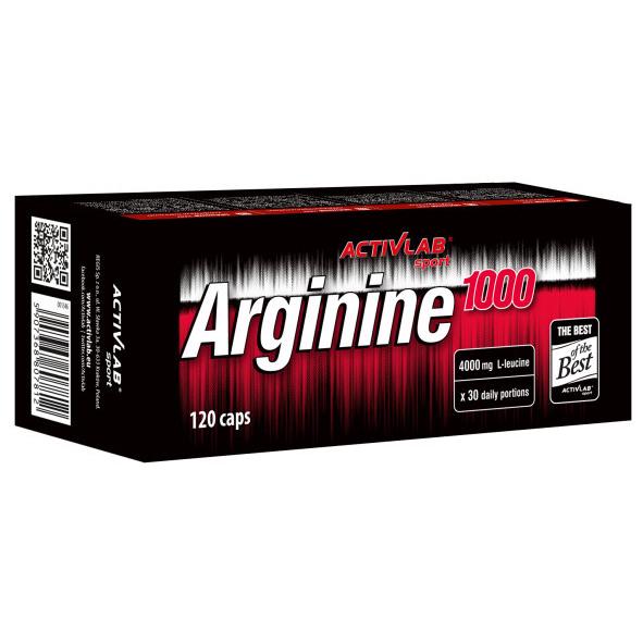 Аминокислота Activlab Arginine 1000 120 капс. (4952)