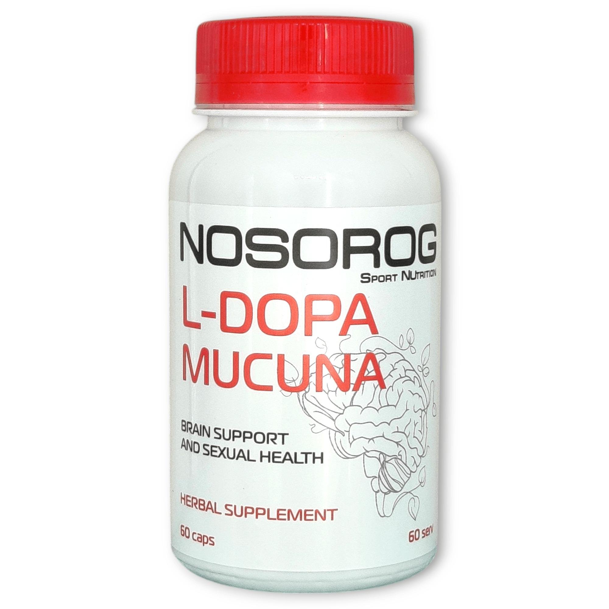 Мукуна жгучая Nosorog Nutrition L-Dopa 60 кап. Мукуна жгучая Nosorog Nutrition L-Dopa 60 кап.