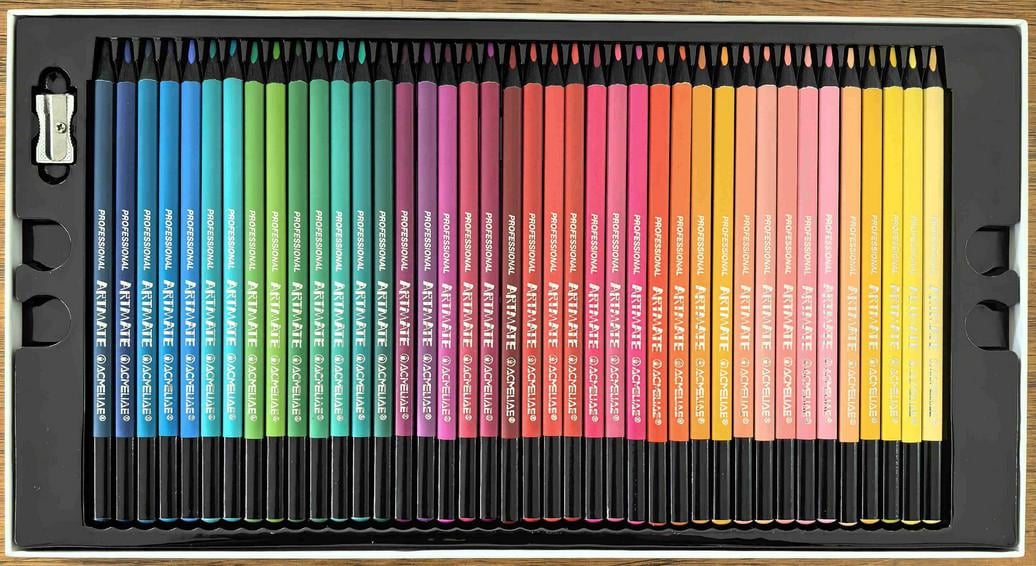 Набір кольорових олівців Acmeliae Premium чорне дерево 120 кольорів - фото 7