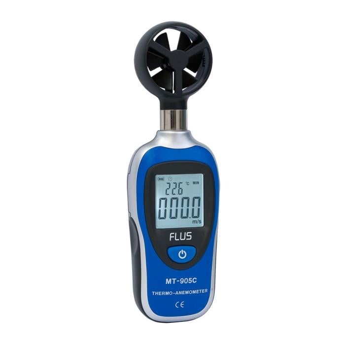 Анемометр с термометром Flus MT-905C 04-30 м/с