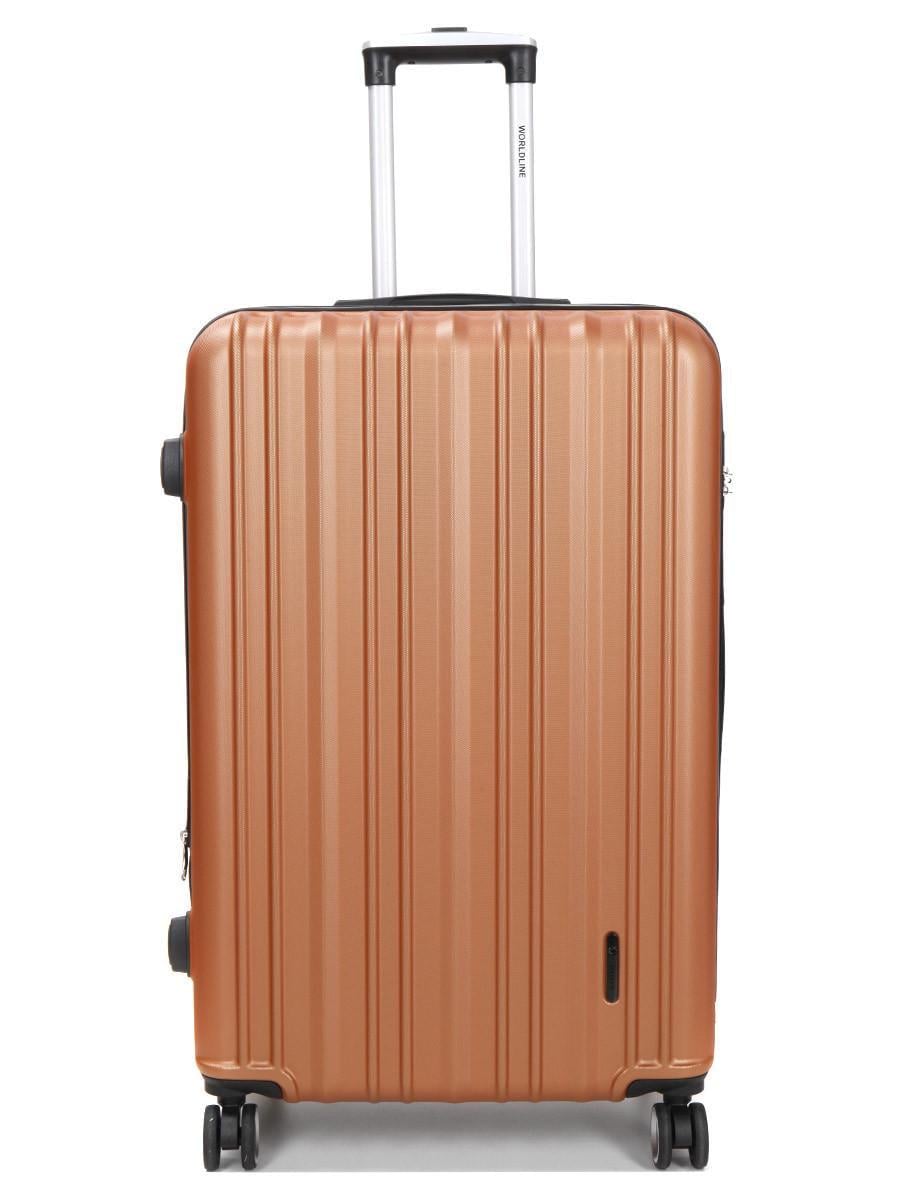 Чемодан Франция большая Worldline L 76х49х31+5 110 л 4,3 кг Оранжевый (623)