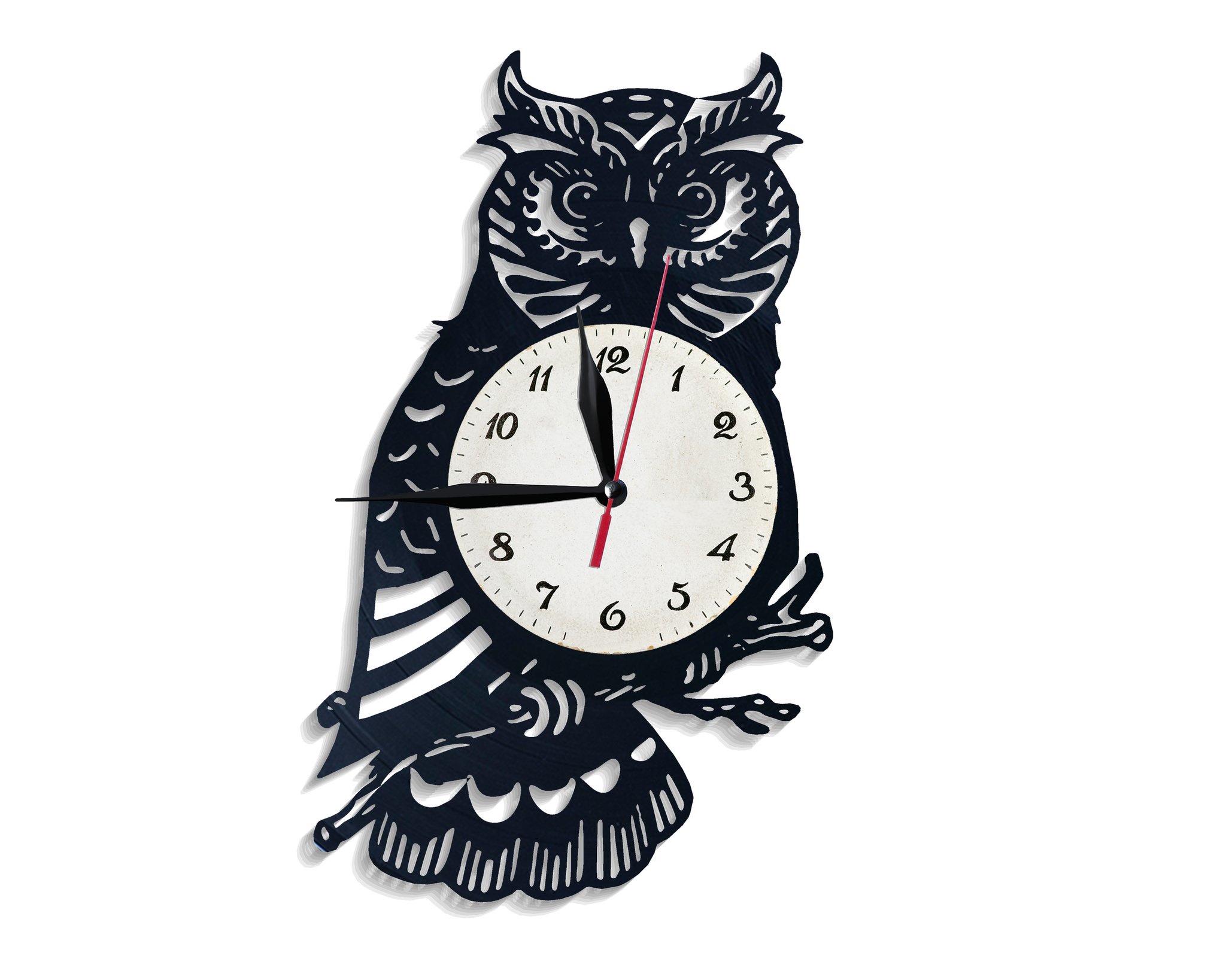 Часы настенные Сова 2777 из виниловой пластинки