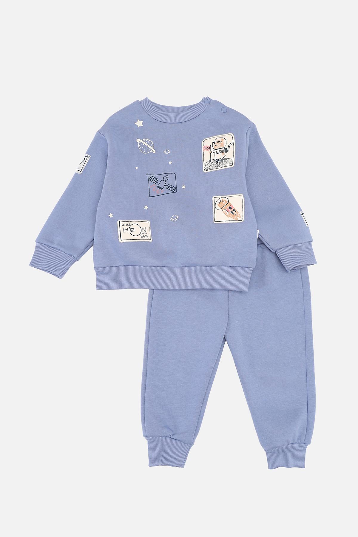 Костюм с брюками для мальчика 86 см Синий (ЦБ-00283906)