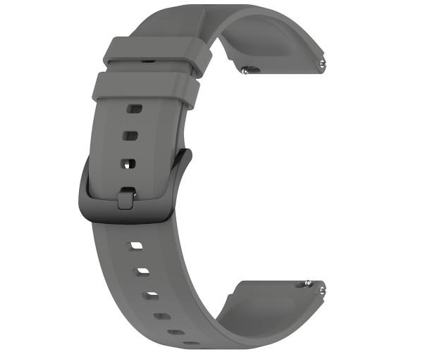 Ремешок Silicone для смарт-часов Xiaomi Black Shark GT/Watch S1 22 мм Серый