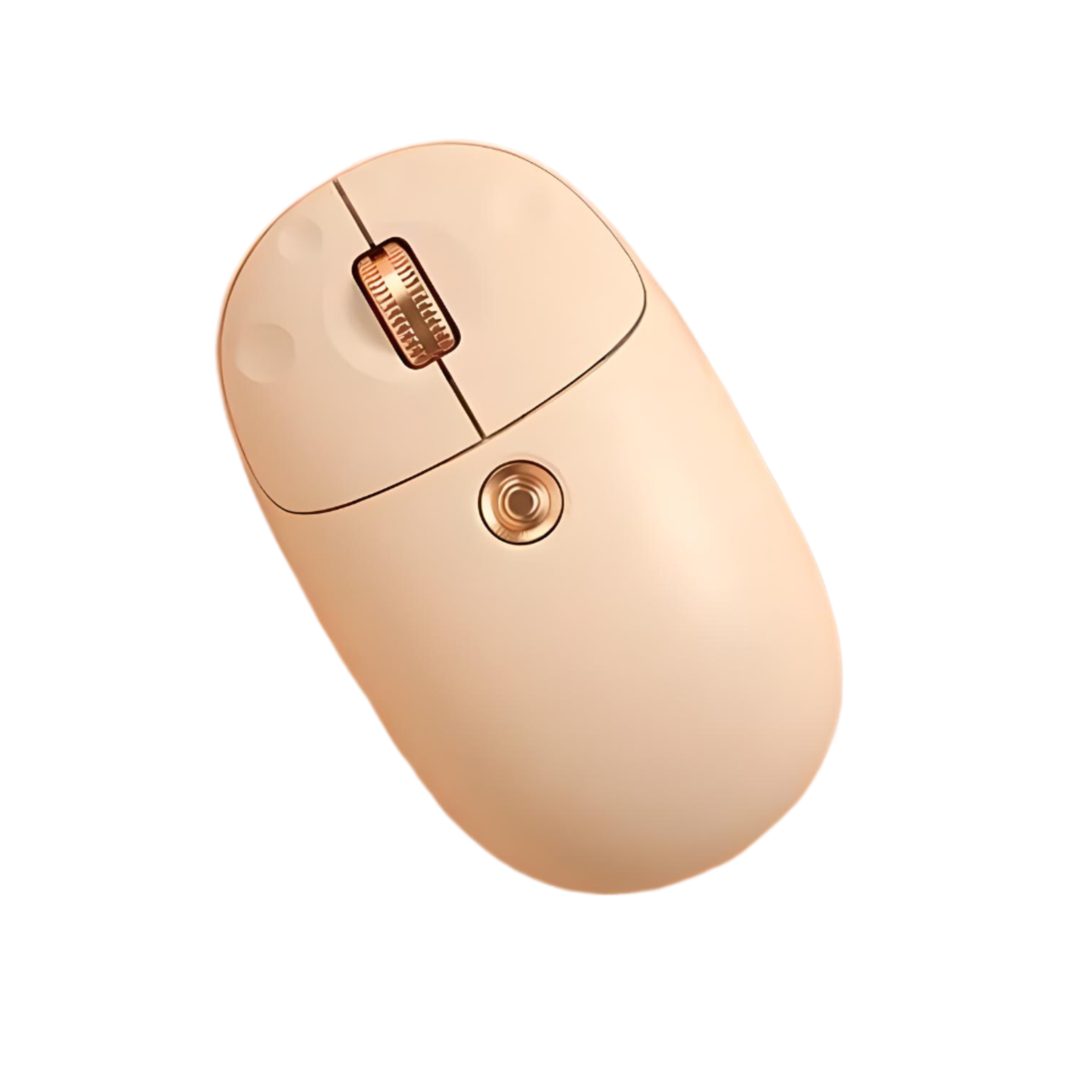 Комп'ютерна мишка BOW MD198L з бездротовим підключенням Bluetooth та USB 2,4G акумулятором 1600DPI Milk tea (2277253941)