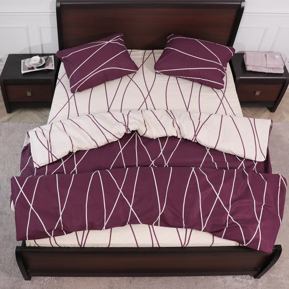 Комплект постельного белья из бязи Gold двуспальный евро 200х220 cм (151011) Комплект постельного белья из бязи Gold двуспальный евро 200х220 cм (151011)