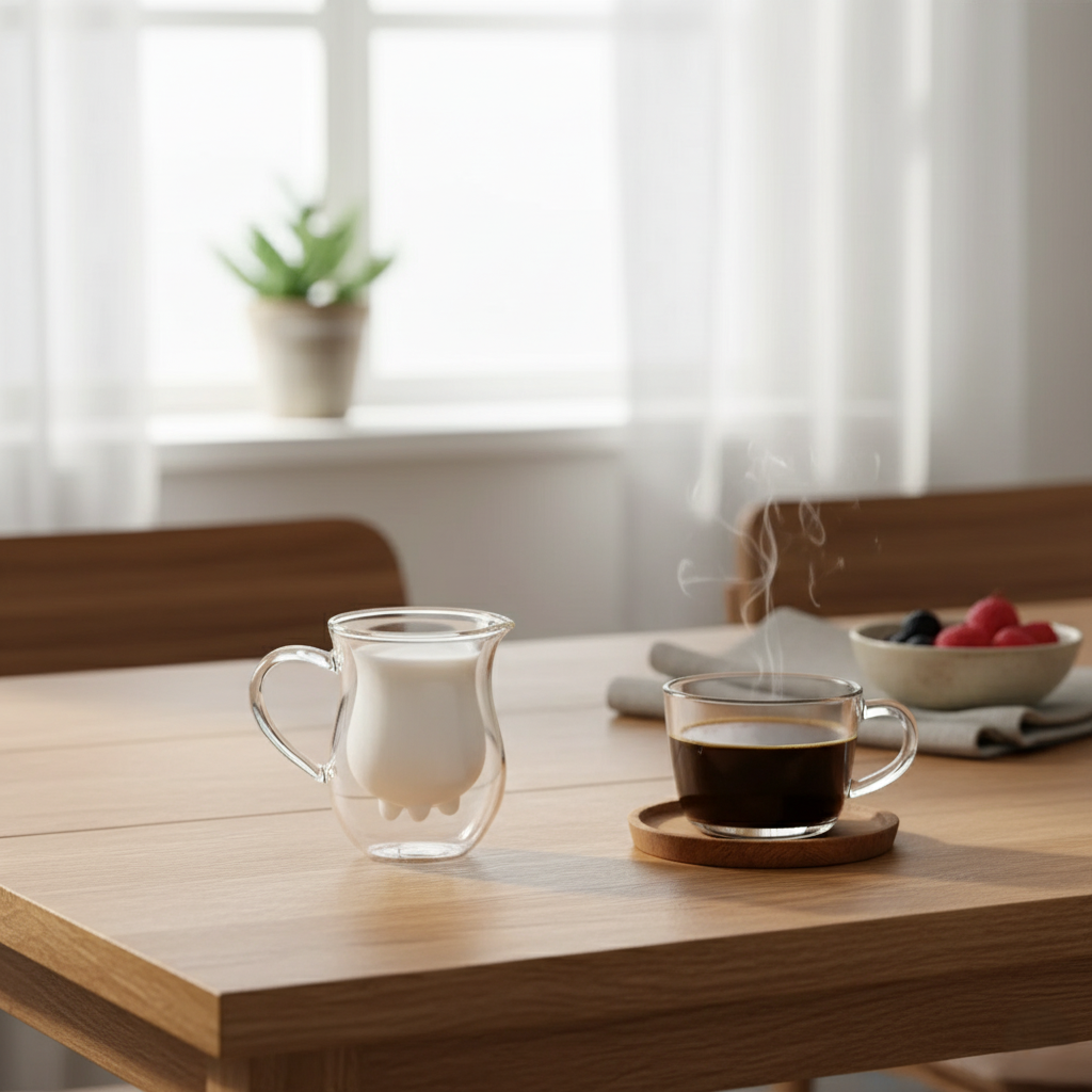 Чашки з подвійним дном Herisson Cow 2 шт 90 мл - фото 4