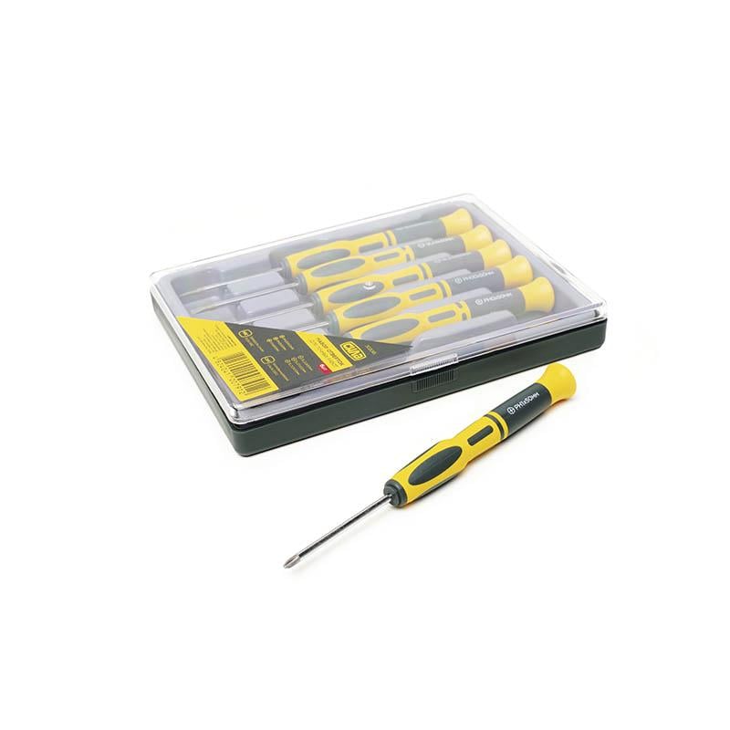 Набор отверток Сила для точных работ CrV в кейсе 6 шт. (302018)