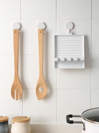 Підставка для кухонного приладдя з пазами та гачком (U9370) - фото 10