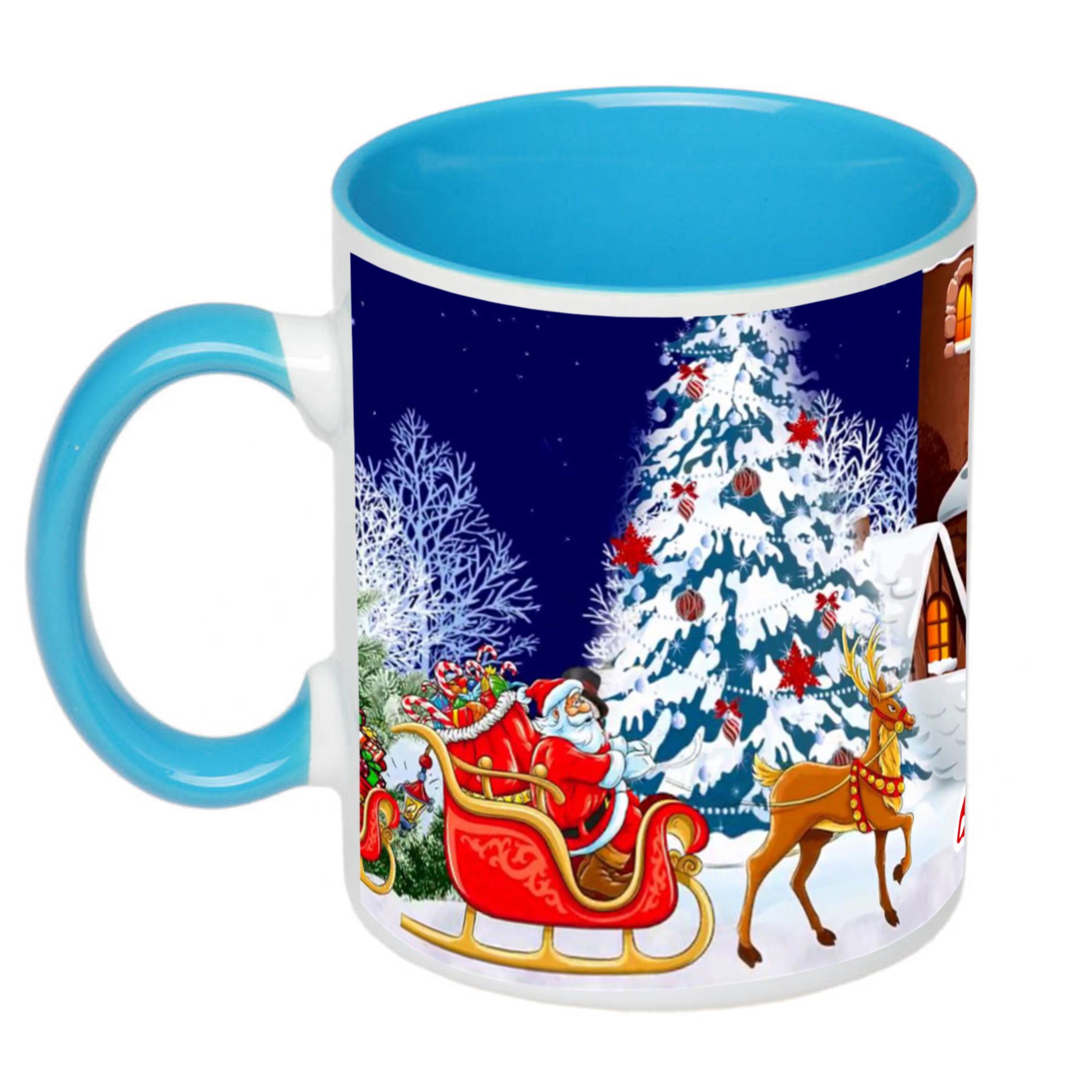 Чашка з принтом "Від святого Миколая" з ім'ям 330 мл Блакитний (16600) - фото 2 Чашка з принтом "Від святого Миколая" з ім'ям 330 мл Блакитний (16600) - фото 2