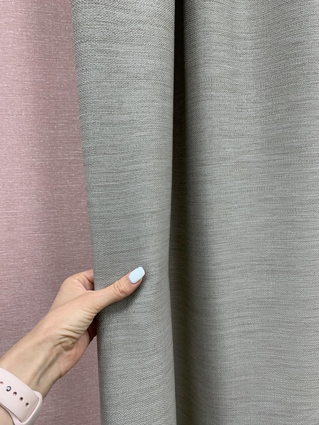 Гардины льняные 1,4 м 2 шт. Коричневый (000101633) - фото 2 Гардины льняные 1,4 м 2 шт. Коричневый (000101633) - фото 2