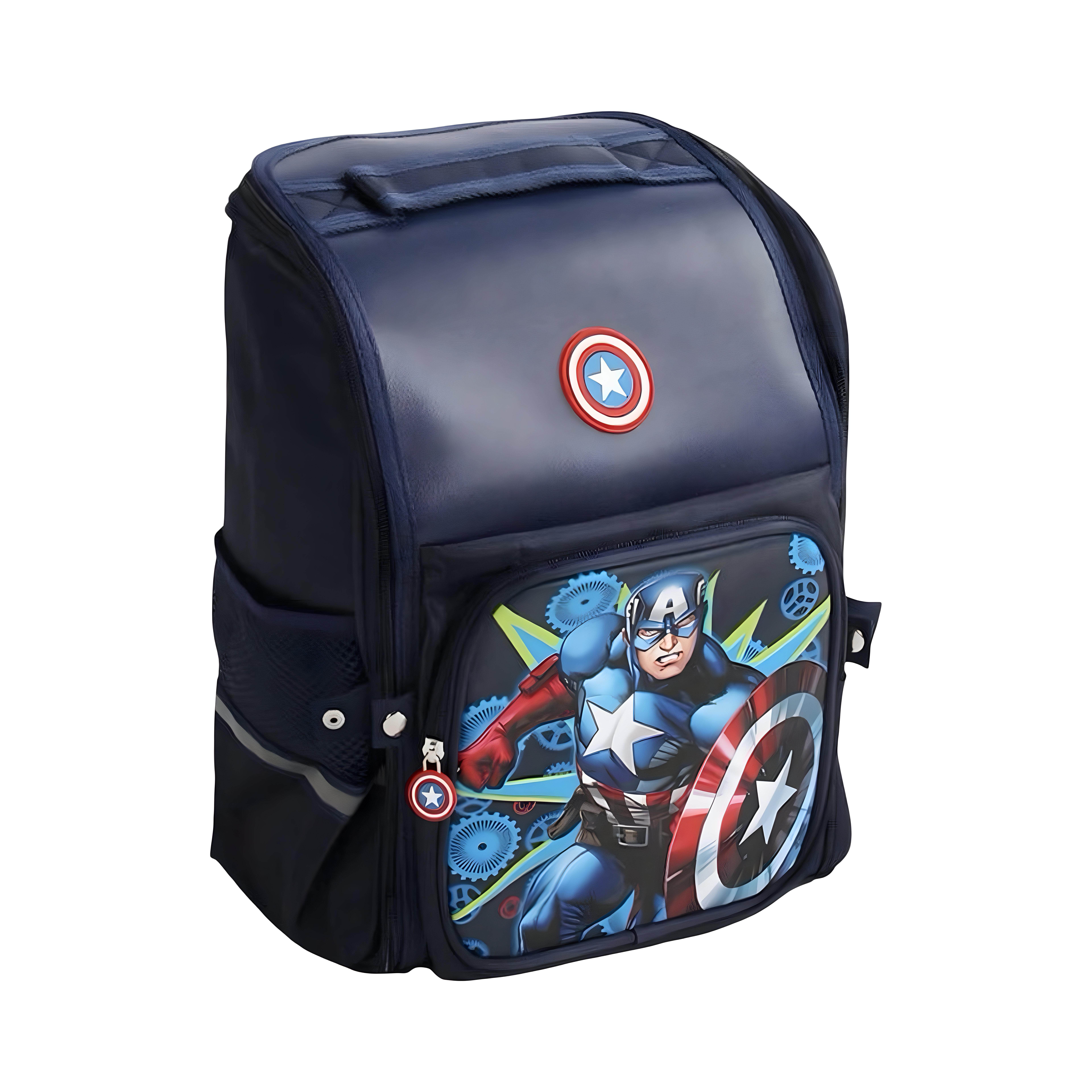 Рюкзак детский школьный для мальчиков с изображением Капитан Америка C 65481-3 (28789562)