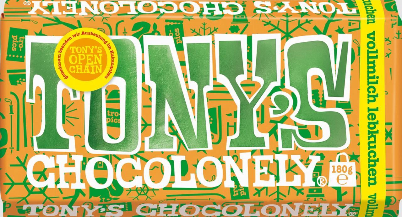 Шоколад Tony's Chocolonely Vollmilch Lebkuchen 180 г (2437058511)