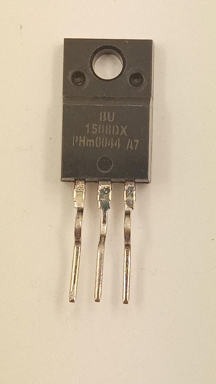 Транзистор BU1508DX 1500V 4,5A 16-64 kHz (02670)