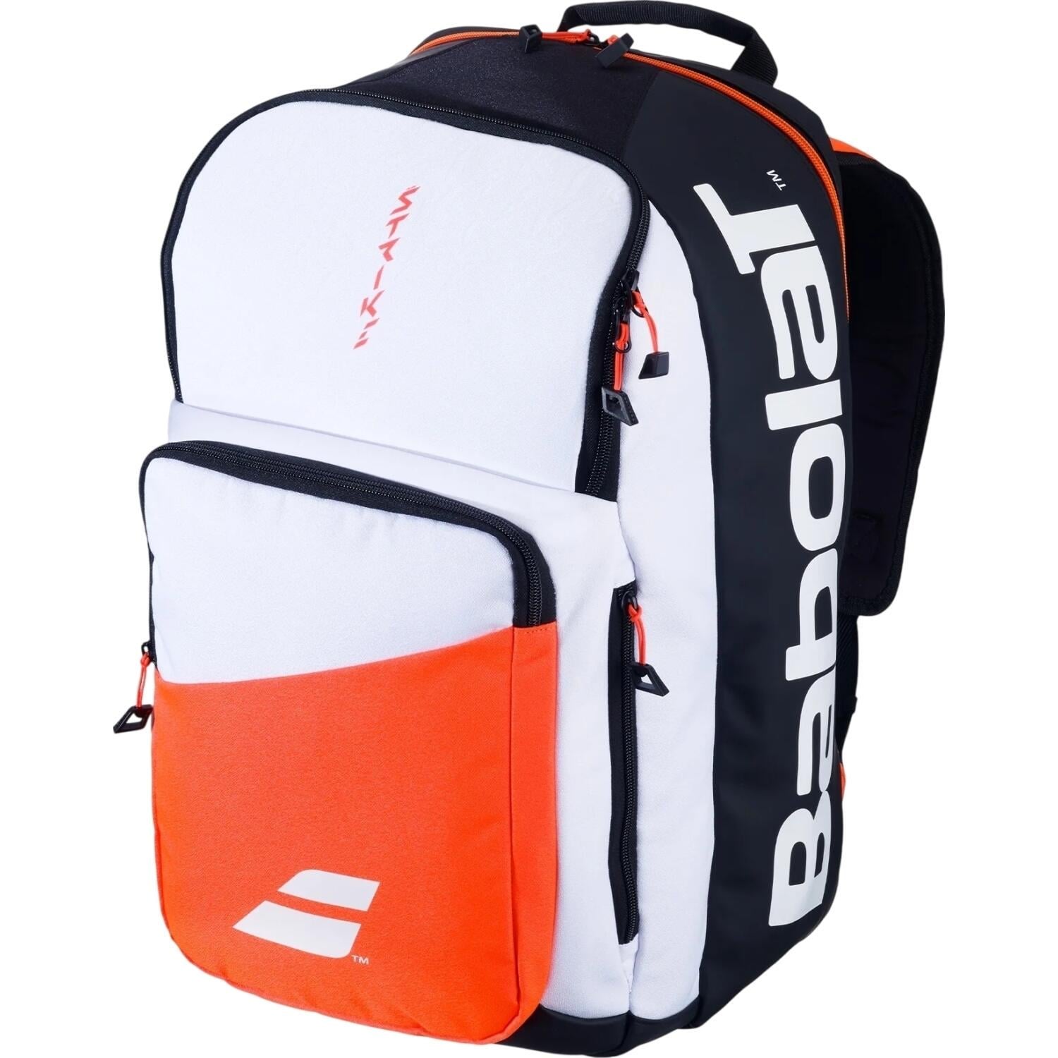 Рюкзак Babolat BACKPACK PURE STRIKE Бело-оранжево-черный (753104-374)