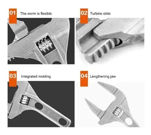 Ключ розвідний LB88 тип В (1005001734131957) - фото 6 Ключ розвідний LB88 тип В (1005001734131957) - фото 6