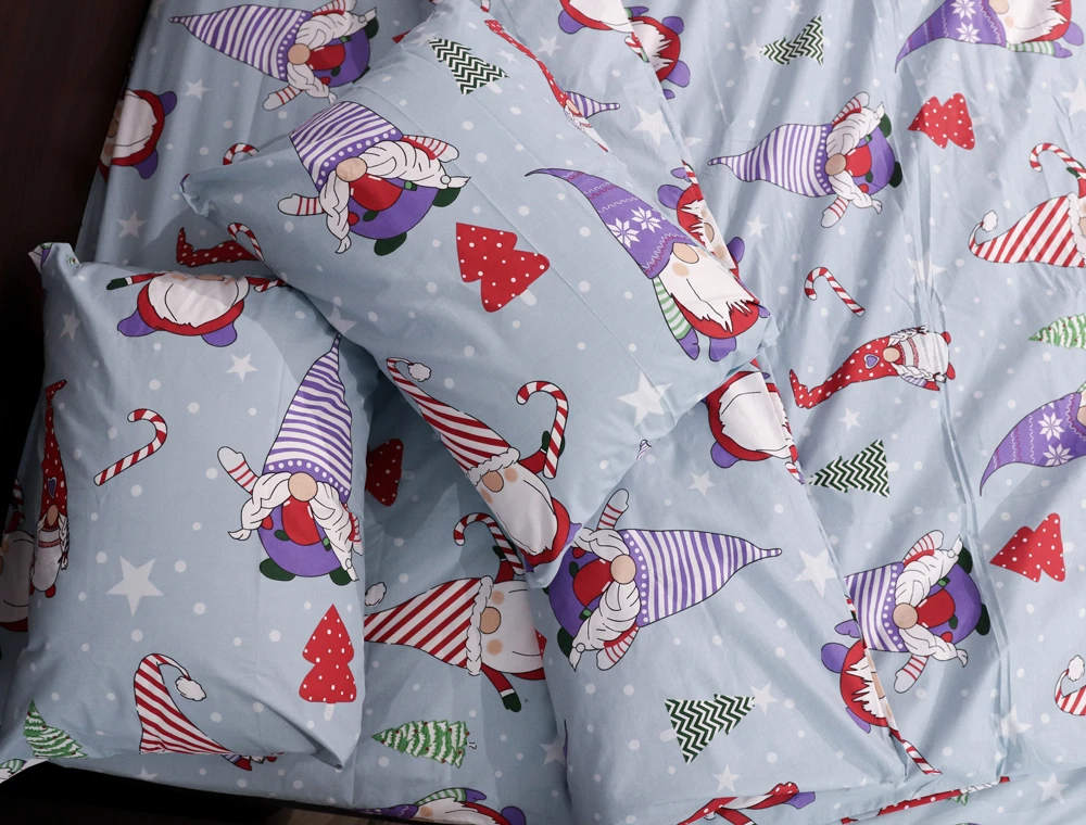 Комплект постельного белья ТМ Черешенька из бязи Gold полуторный 150х220 cм (151020) - фото 2 Комплект постельного белья ТМ Черешенька из бязи Gold полуторный 150х220 cм (151020) - фото 2