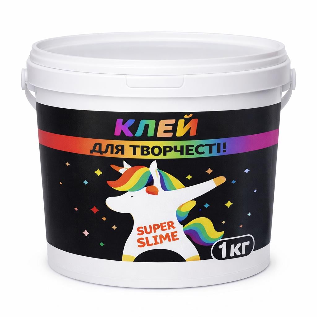 Клей універсальний для слаймів та виробів 1 кг Прозорий