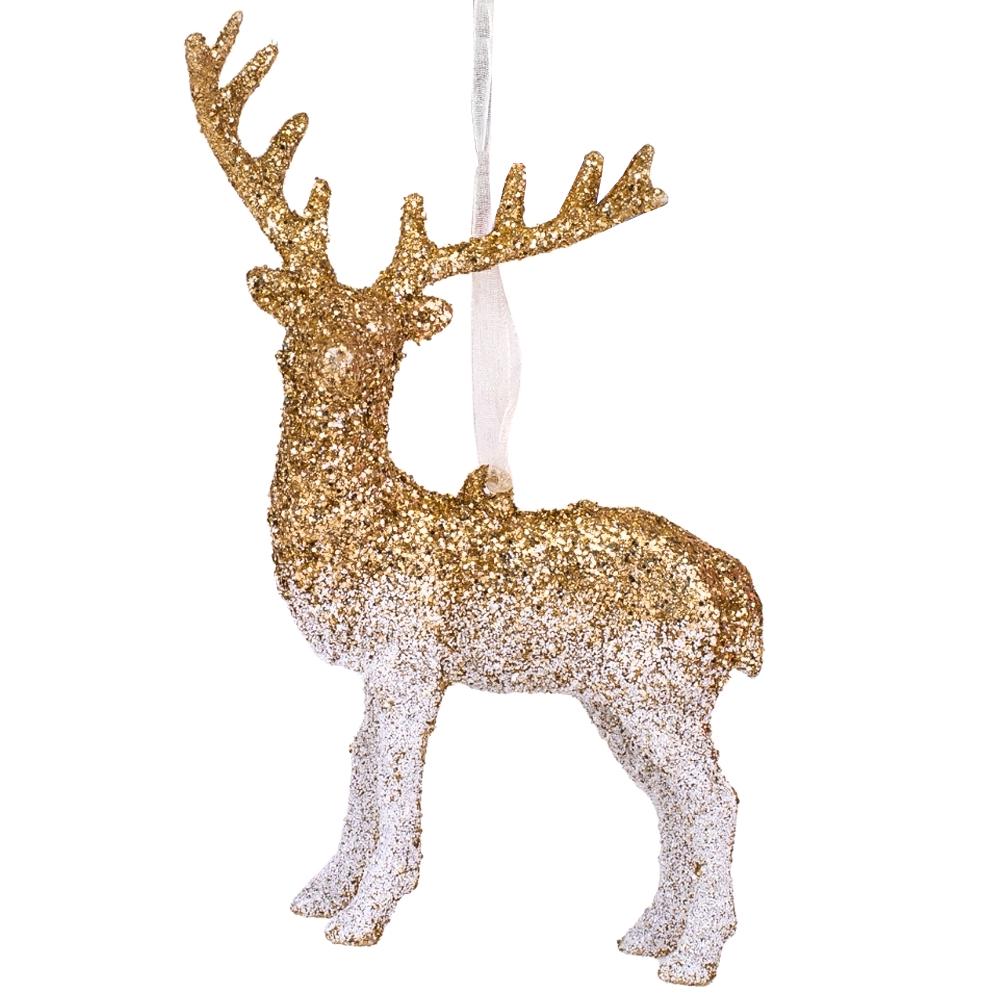 Игрушка на елку Elisey олень 14,5 см Золотой (NH-106-K-20)