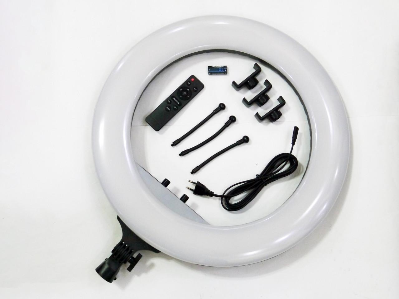ᐉ Кольцевая LED лампа RL-21 54 см 220 В пульт и чехол (17455)