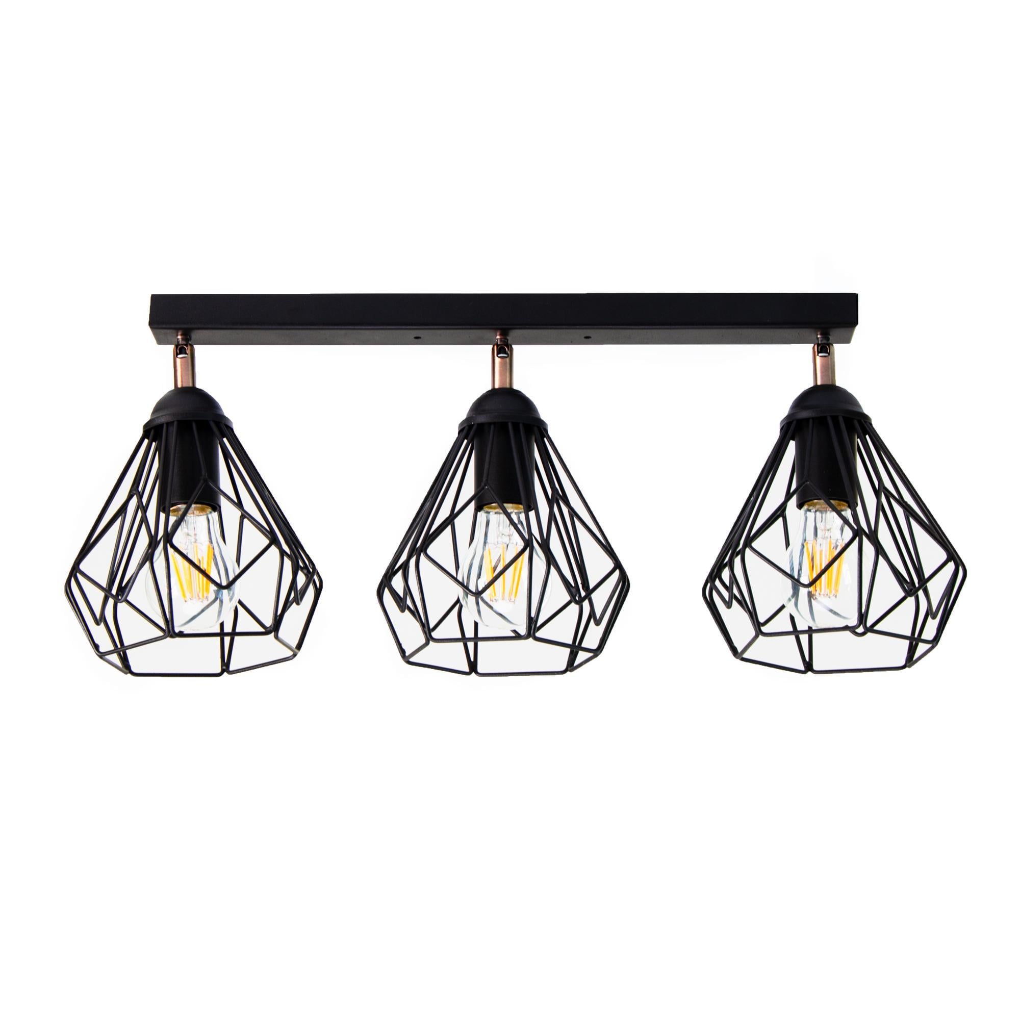 Светильник потолочный Атмолайт Bevel L165-450-3 Черный