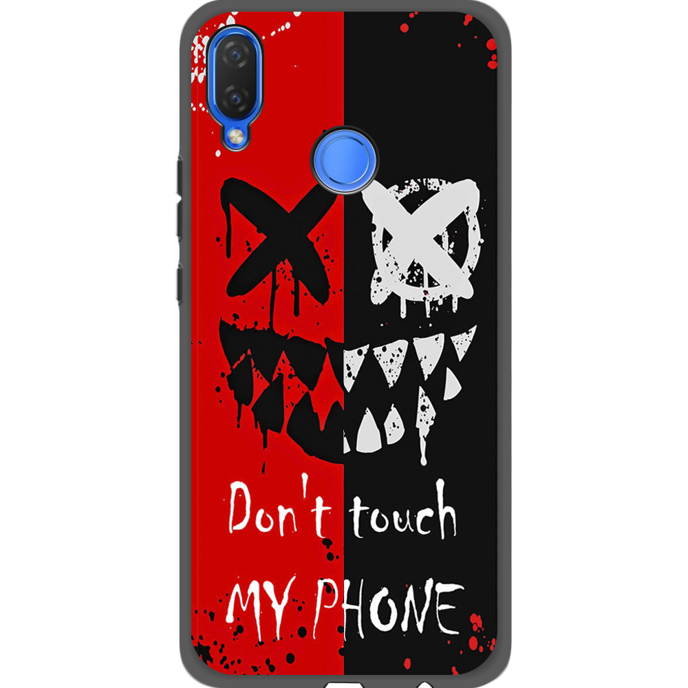 Чехол BoxFace Huawei P Smart Plus Bad Smile Черный силикон (34912-up2468-35159)