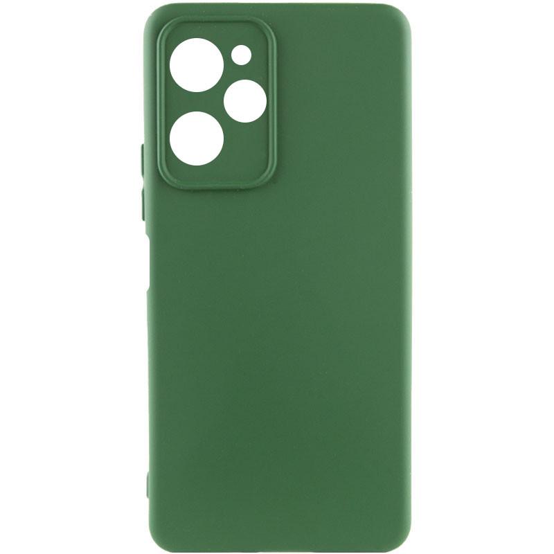 Противоударный чехол Silicone Cover Lakshmi Full Camera (A) для Xiaomi Poco X5 Pro 5G Зеленый / Dark green