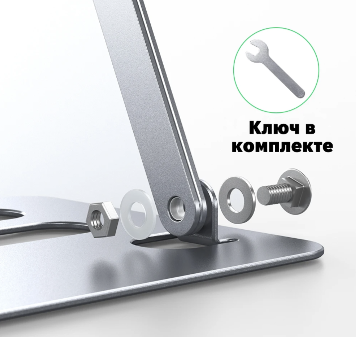 Підставка для планшета та ноутбука Earldom EH204 універсальна 5,1-12,9" Сірий (15297571) - фото 5 Підставка для планшета та ноутбука Earldom EH204 універсальна 5,1-12,9" Сірий (15297571) - фото 5