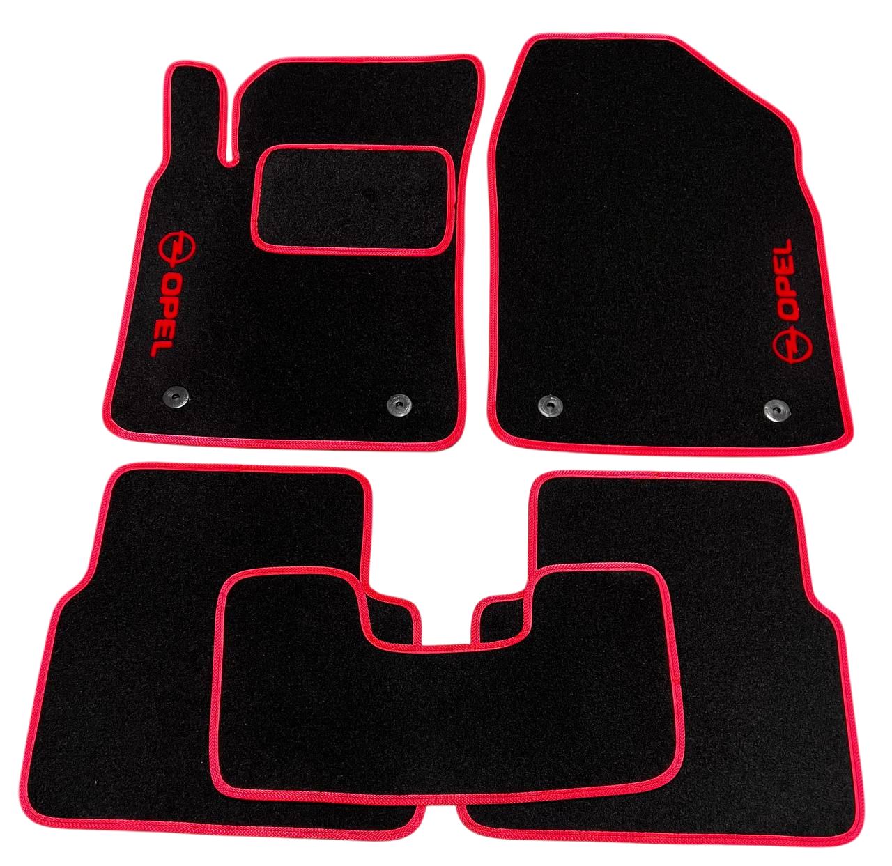 Килимки в салон ворсові для Opel Vectra C2002-2008 5 шт. Чорний (27327246)