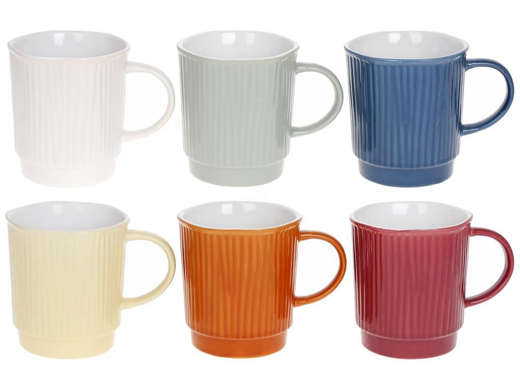 Чашка Палаццо 6 дизайнов 390 мл набор 6 шт. (BDI-344-189)