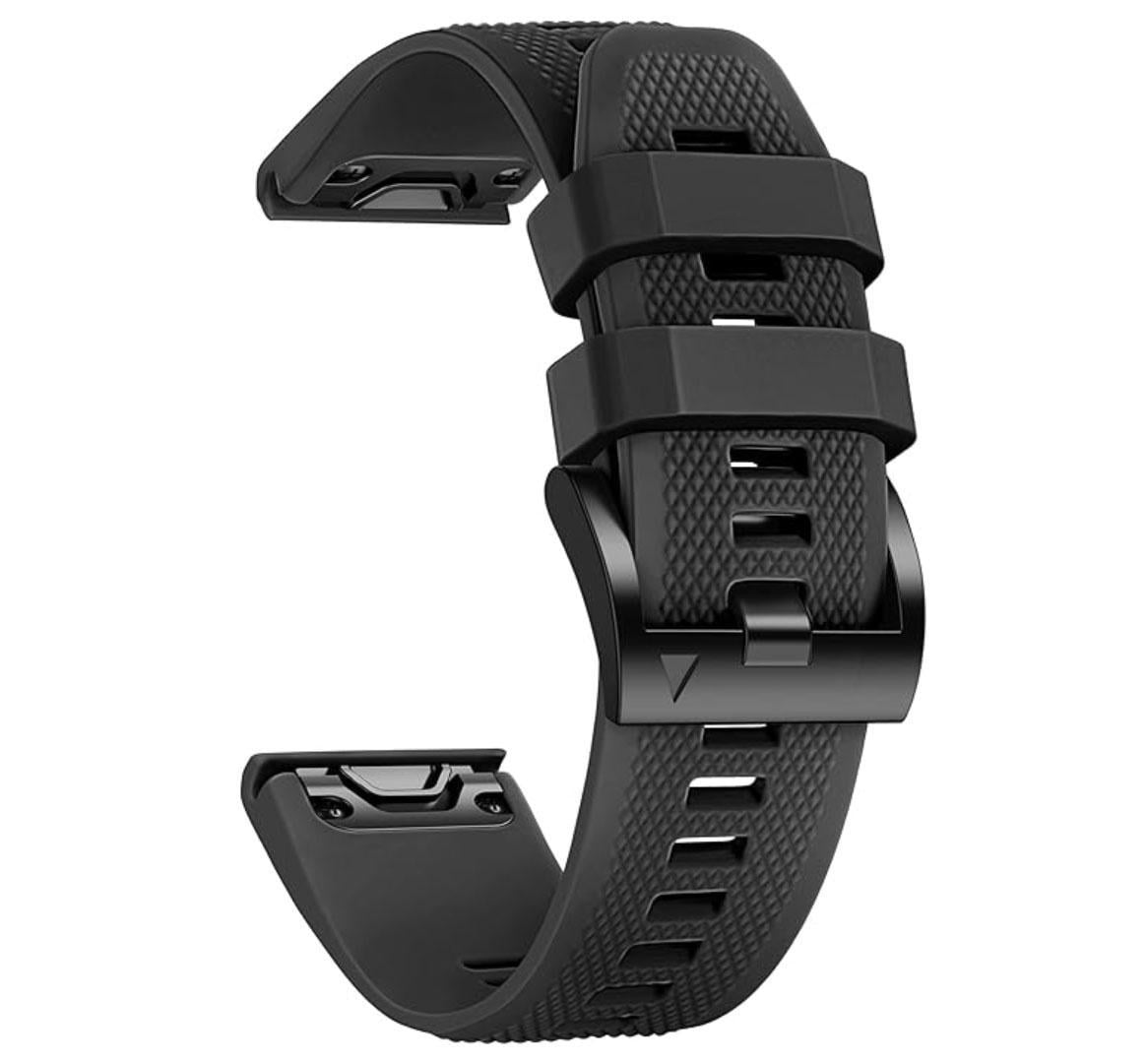 Ремешок силиконовый Primo для часов Amazfit T-Rex Ultra 2 51 мм Black (W2550GL2N) Ремешок силиконовый Primo для часов Amazfit T-Rex Ultra 2 51 мм Black (W2550GL2N)