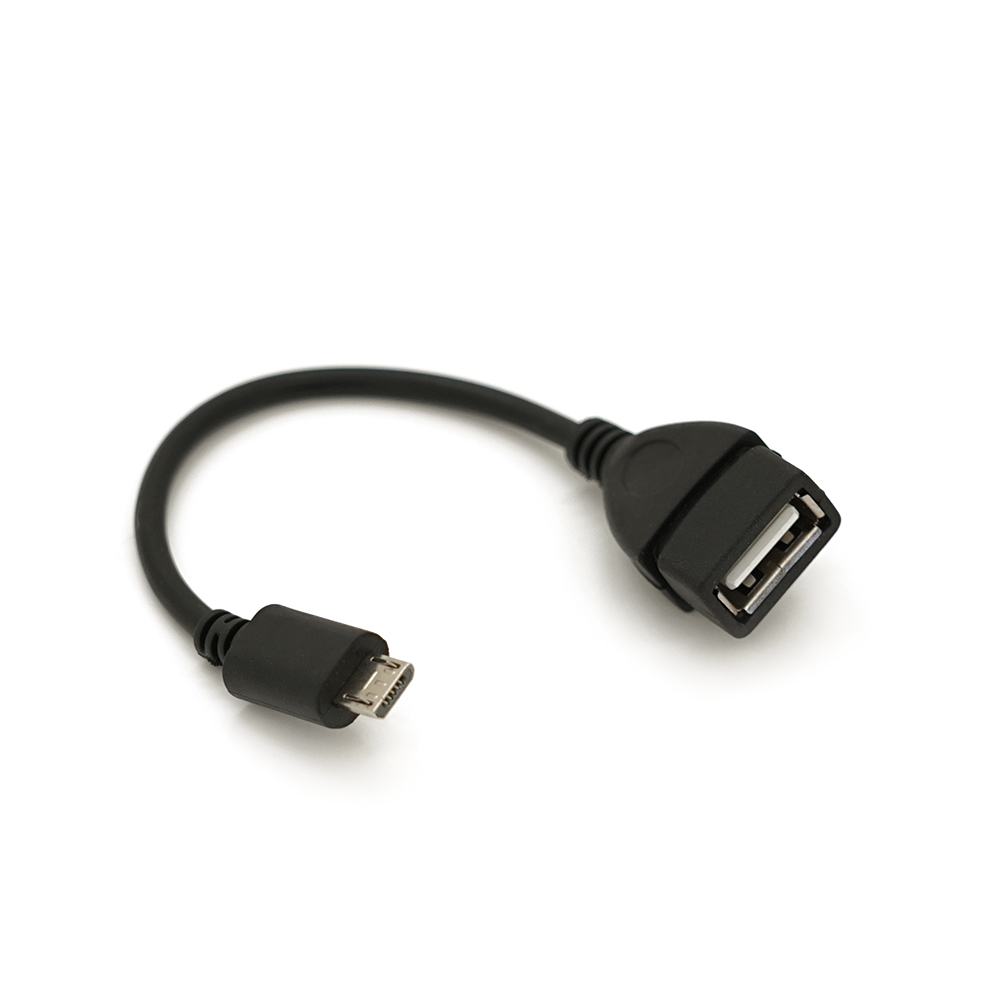 Кабель VOLTRONIC USB 2,0 AF/Micro-B OTG 0,1 м (37393)