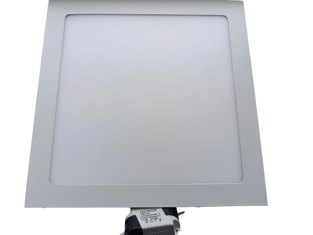 Светильник светодиодный встраиваемый точечный квадрат 24Вт 24w 220v 3000k Желтый свет (100897)