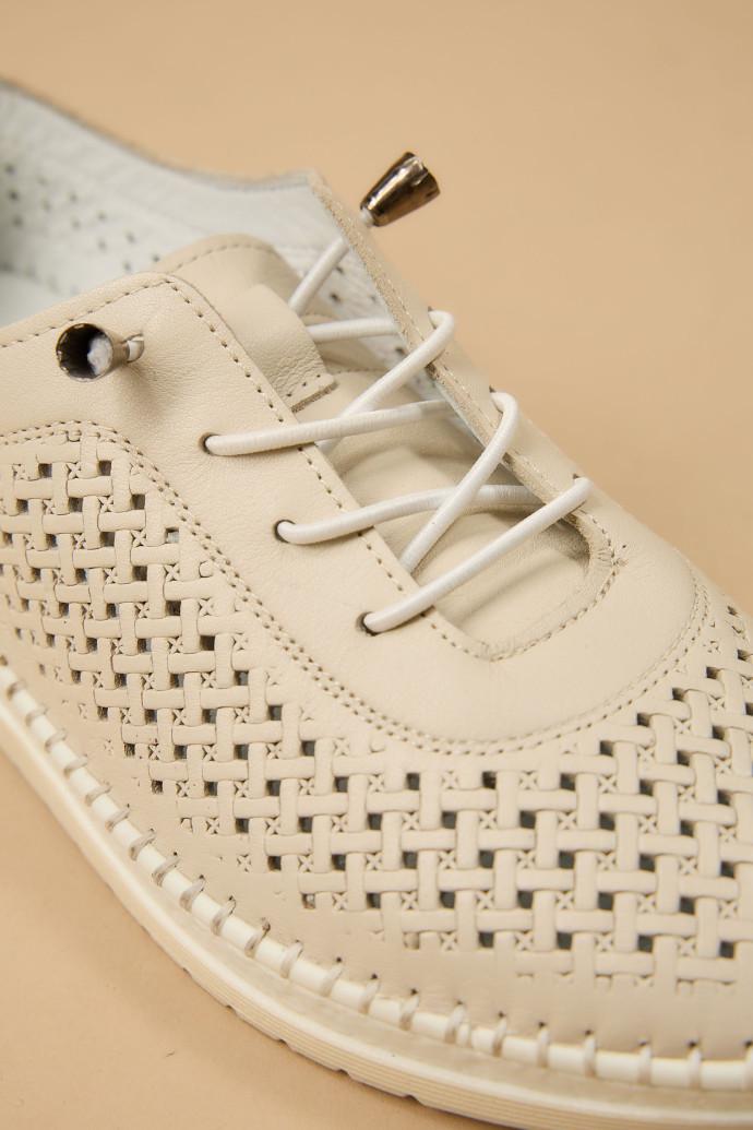 Мокасины женские LONZA 184860 р. 36 Бежевый (16715_36) - фото 4 Мокасины женские LONZA 184860 р. 36 Бежевый (16715_36) - фото 4