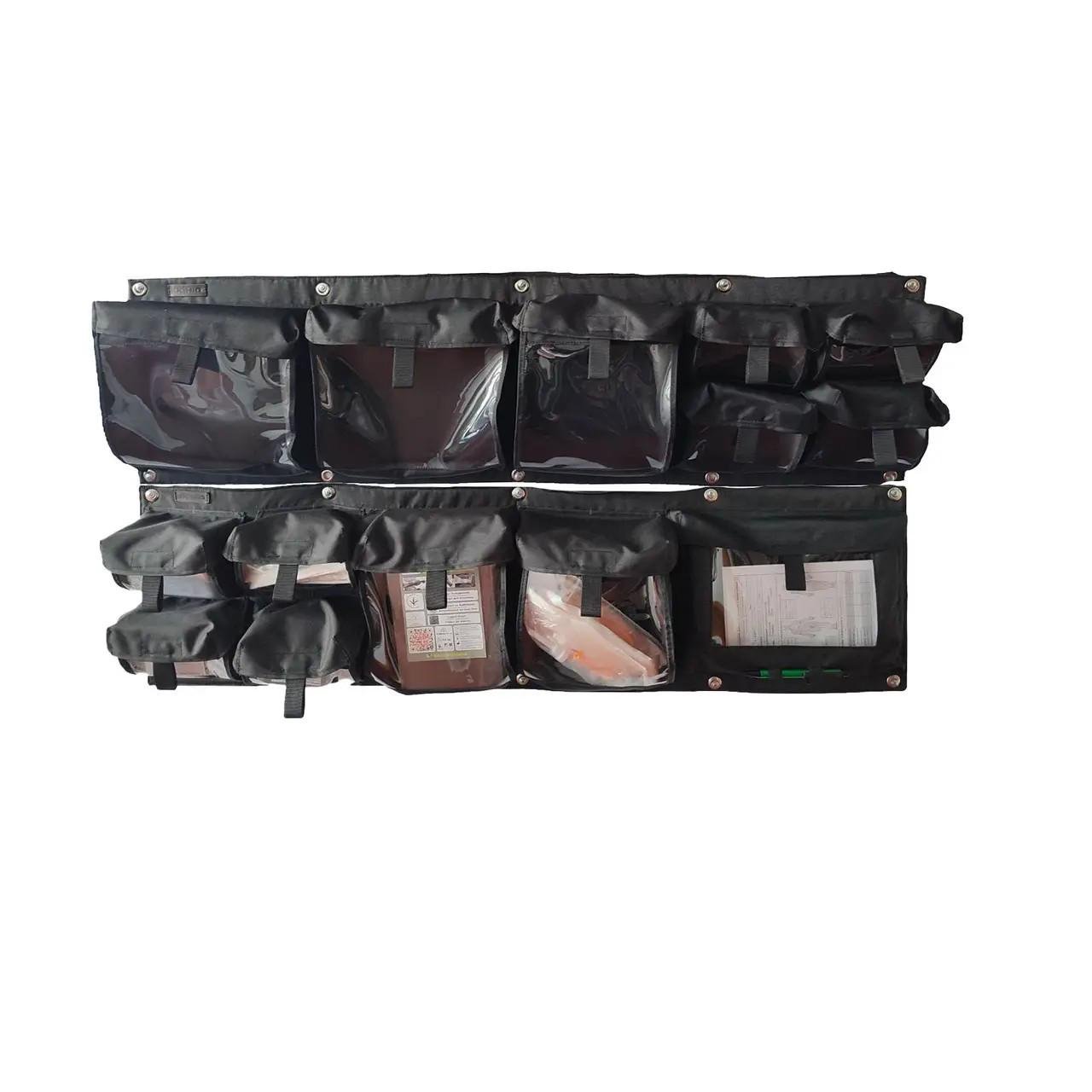 Органайзер медицинский для скорой/мобильного пункта с прозрачными карманами вариант 3+4 (27456899)