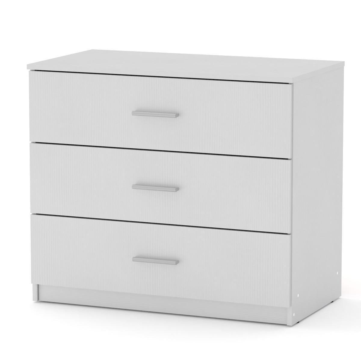 Комод для вещей Компанит 3Б альба Белый (17958)