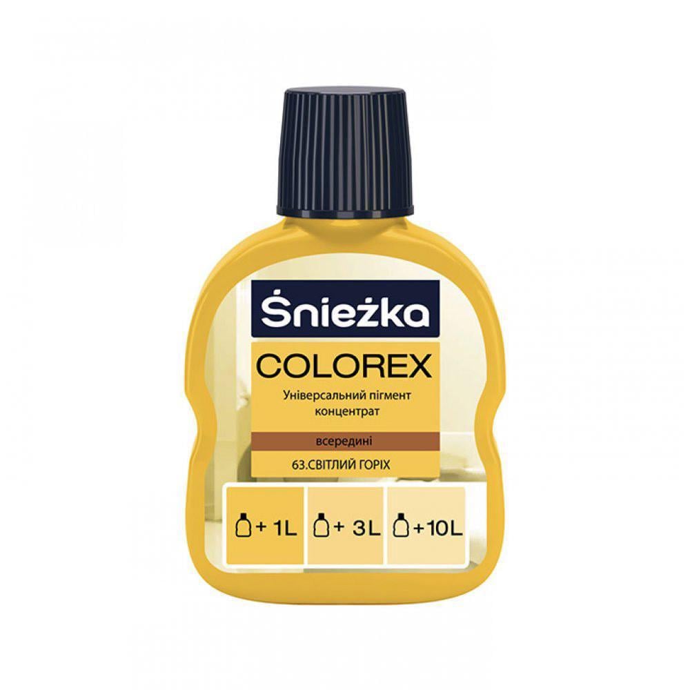 Барвник Sniezka COLOREX №63 100 мл Світлий горіх (28715768) - фото 1