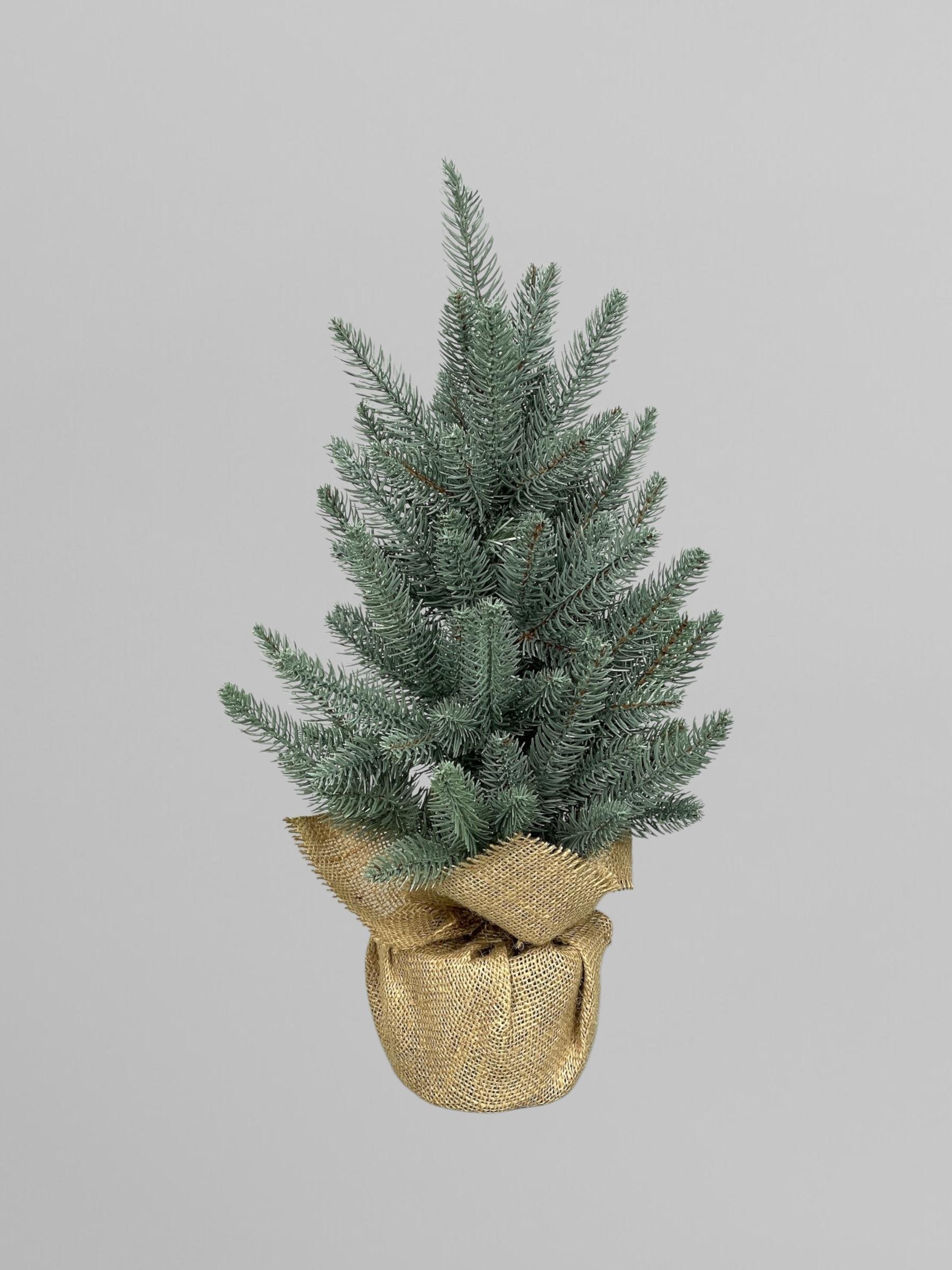 Искусственная елка литая Classic в горшке с мешковиной 50 см Голубой (Н01009) - фото 2 Искусственная елка литая Classic в горшке с мешковиной 50 см Голубой (Н01009) - фото 2