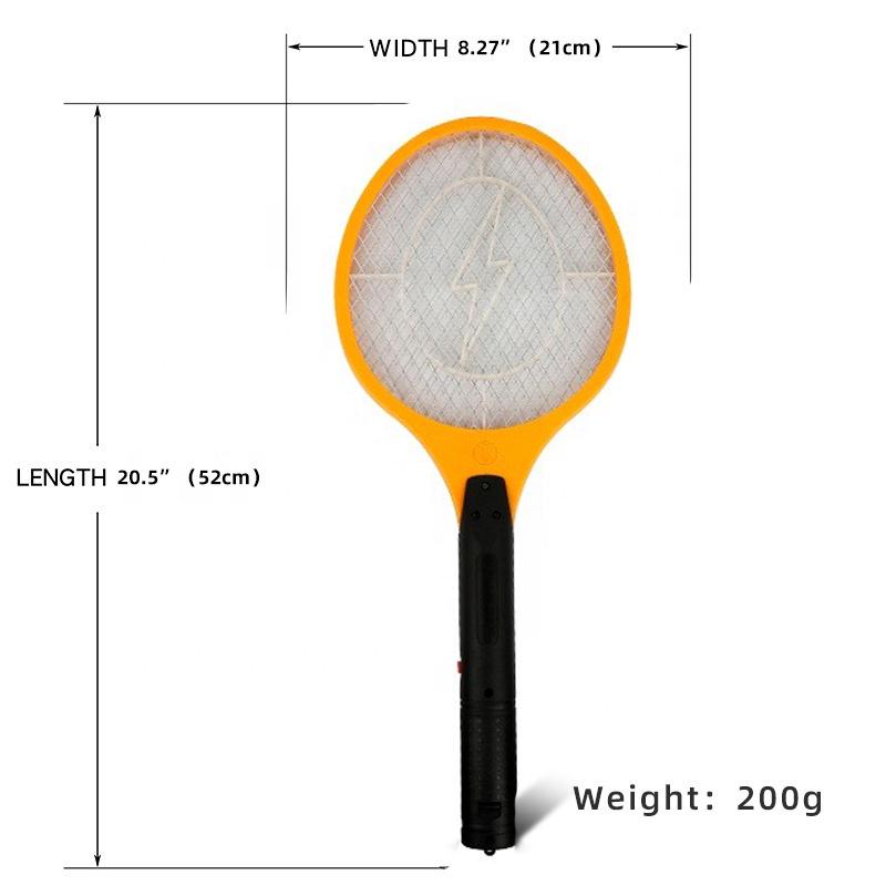 Електрична мухобійка Rechargeable Mosquito-hitting Swatter Жовтий - фото 3