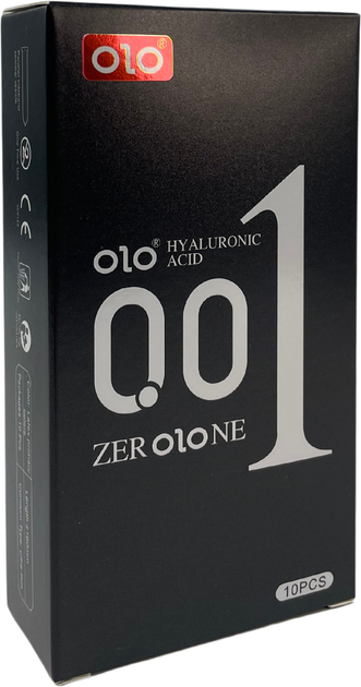 Презервативи Olo ультратонкі з гіалуроновим мастилом 10 шт. (ROZ6501053309)