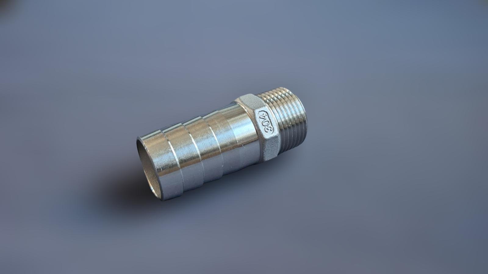 Штуцер шланговый резьбовой DN25 AISI304 BSPP Class-150 н/ж сталь 32 мм 1" (29203328) - фото 8 Штуцер шланговый резьбовой DN25 AISI304 BSPP Class-150 н/ж сталь 32 мм 1" (29203328) - фото 8