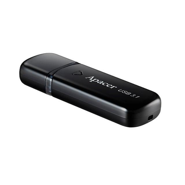 Флеш-память USB 3.1 Apacer AH355 32GB Черный (ERC-AP32GAH355B-1) - фото 2