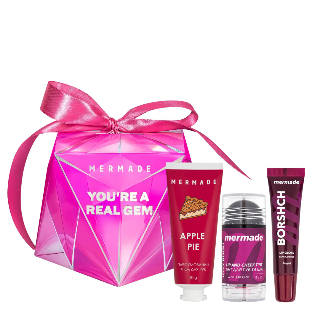 Подарунковий набір косметики Mermade Merry Berry 3в1 для жінок (13353408)