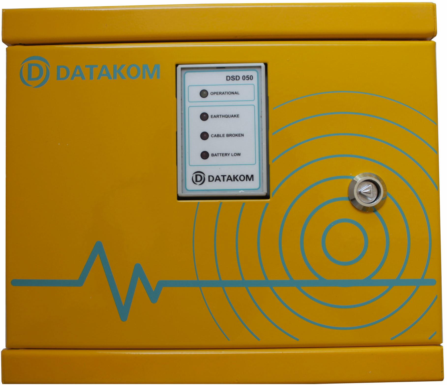 Детектор землетрясений для управления подачей газа DATAKOM DSD-050