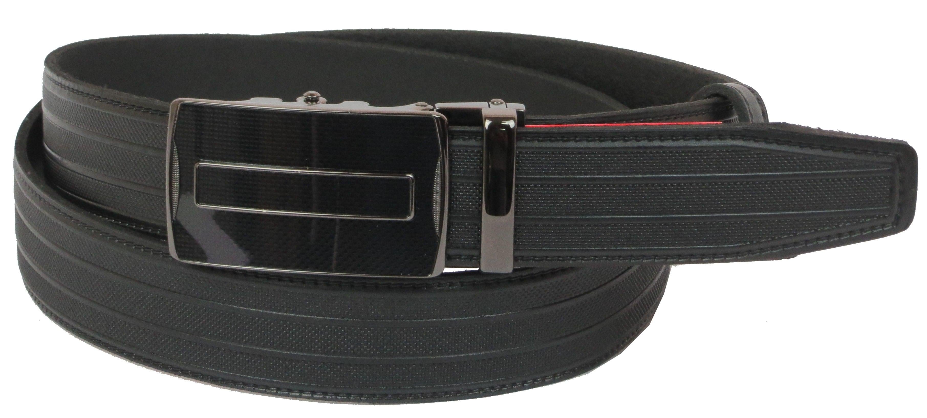 Ремень мужской Skipper кожаный Черный (1074-35)