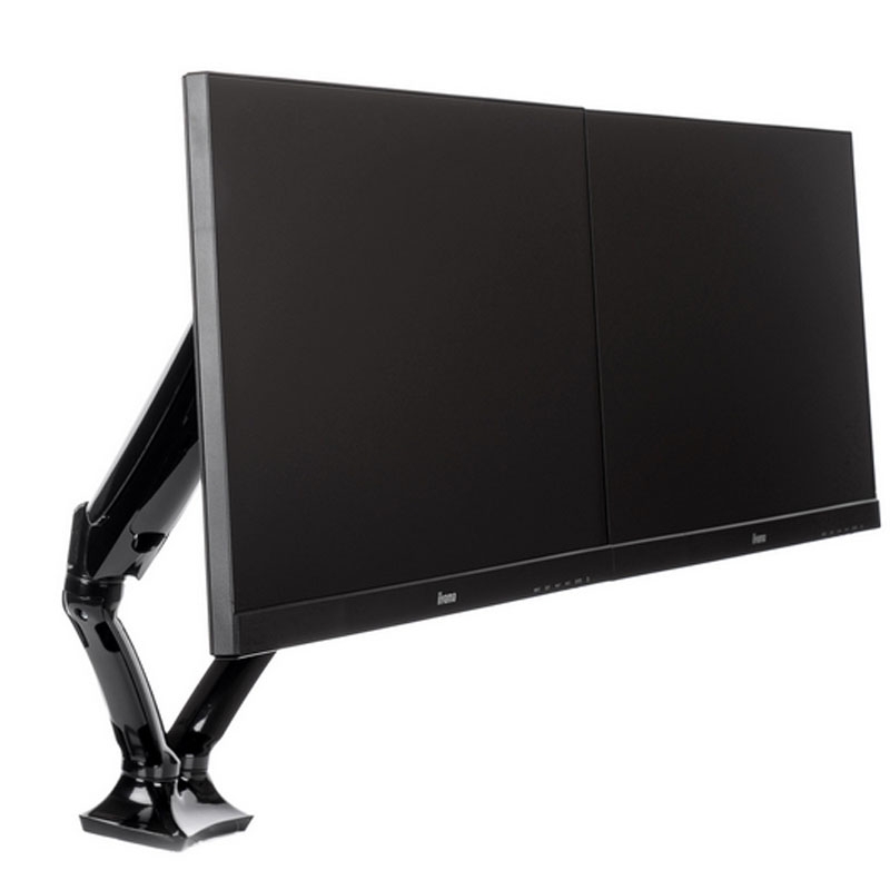 Кронштейн для монітора Iiyama DS3002C-B1 для двох моніторів 10-27" Чорний (22631580) - фото 5