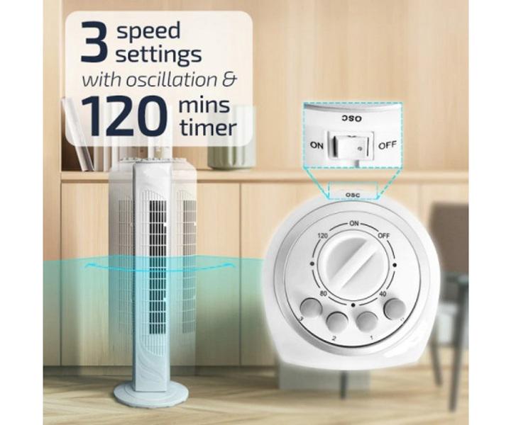 Вентилятор Domotec MS-1627 колонный таймер 120 мин White (dea1e569) - фото 6 Вентилятор Domotec MS-1627 колонный таймер 120 мин White (dea1e569) - фото 6