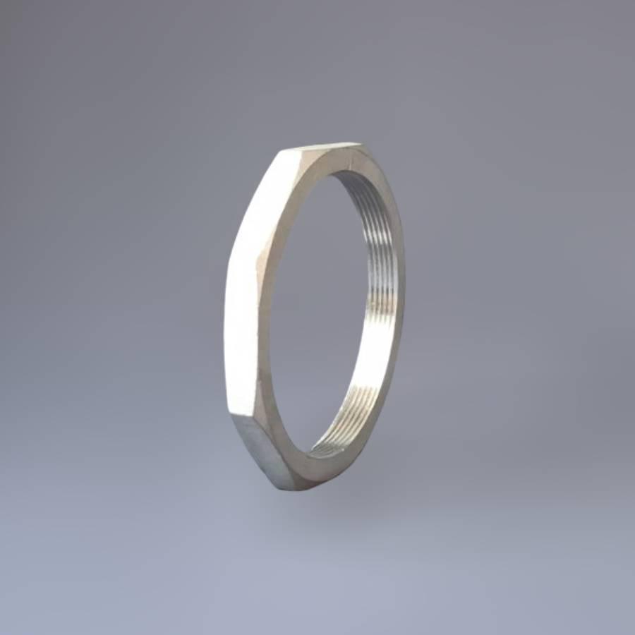 Контргайка нержавіюча різьбова Ду100 4" восьмигранна н/ж сталь AISI304 DIN 431 BSPP Class 150 - фото 4 Контргайка нержавіюча різьбова Ду100 4" восьмигранна н/ж сталь AISI304 DIN 431 BSPP Class 150 - фото 4