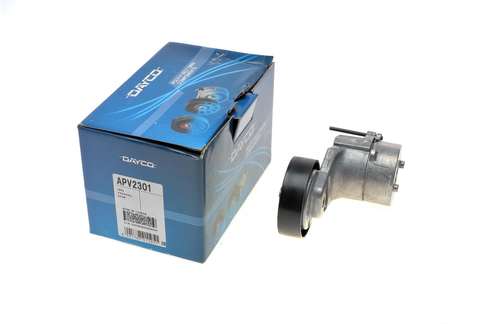 Натяжник ремня генератора DAYCO Opel Astra G/H/Combo/Corsa C/Meriva 1.4-1.8 98-09 (APV2301)